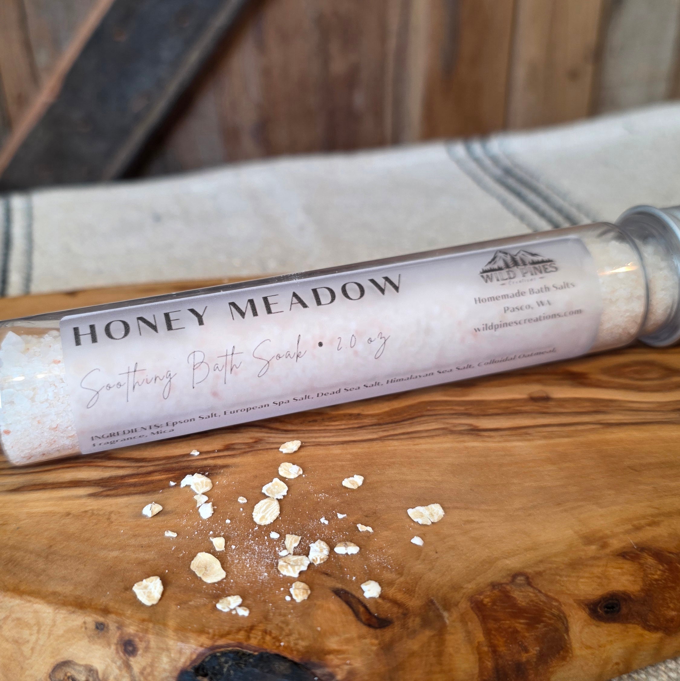 Honey Meadow Bath Salts - 2 oz Tube