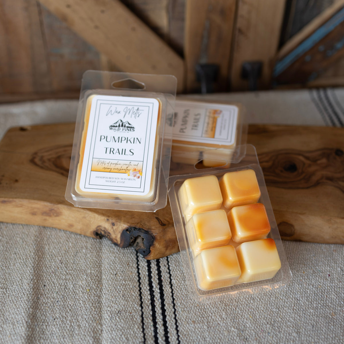 Pumpkin Trails Soy Wax Melts - Autumn Collection