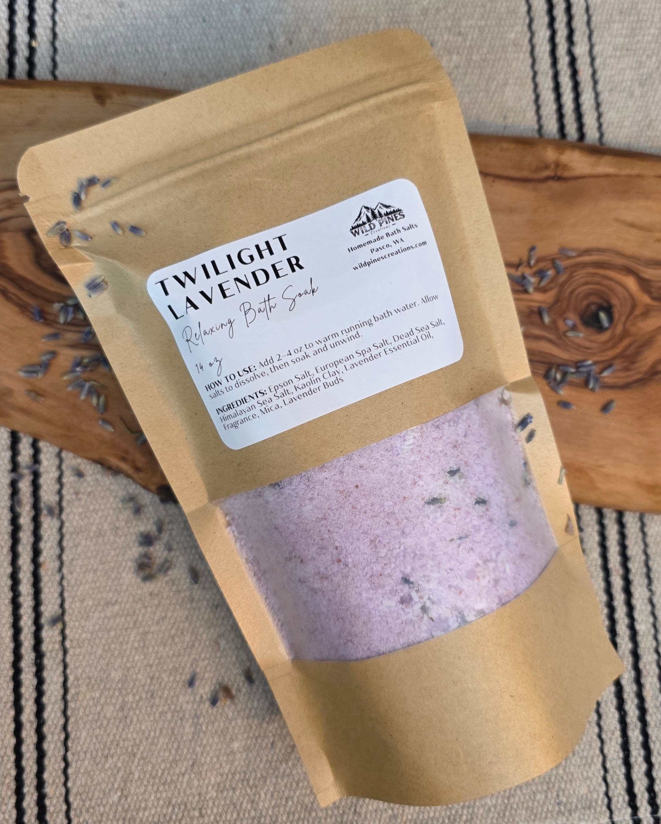 Twilight Lavender Bath Salts - 14 oz