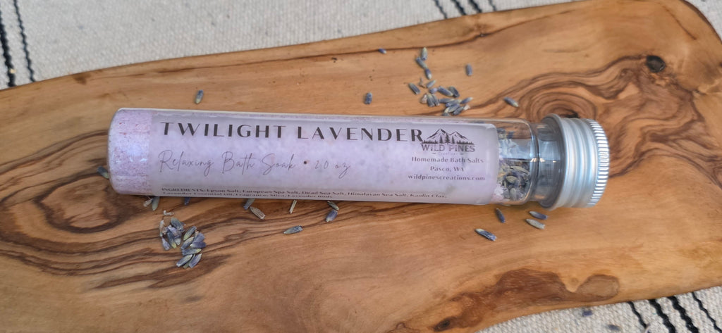 Twilight Lavender Bath Salts - 2 oz Tube