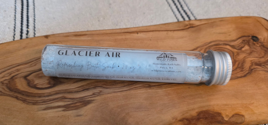 Glacier Air Bath Salts - 2 oz Tube