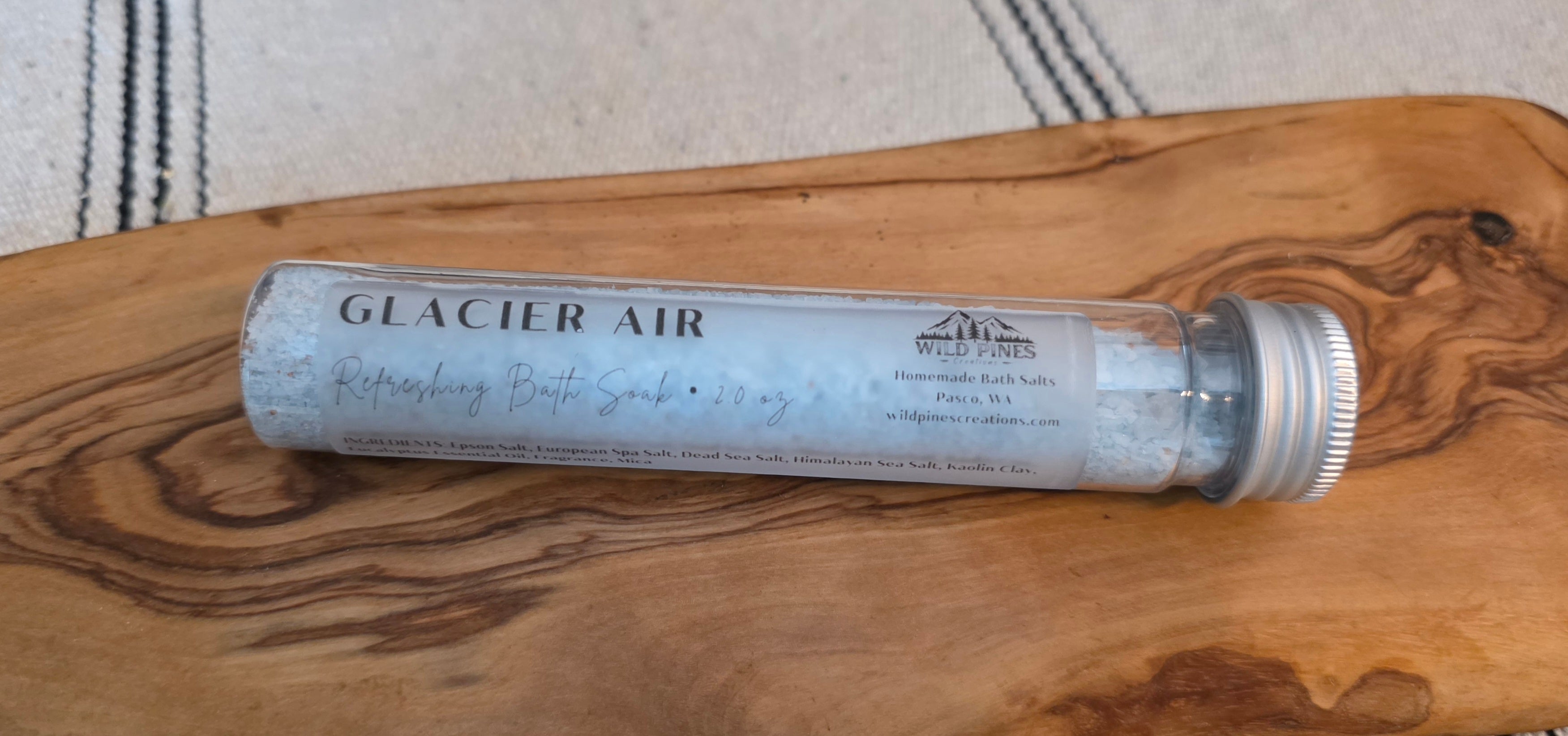 Glacier Air Bath Salts - 2 oz Tube