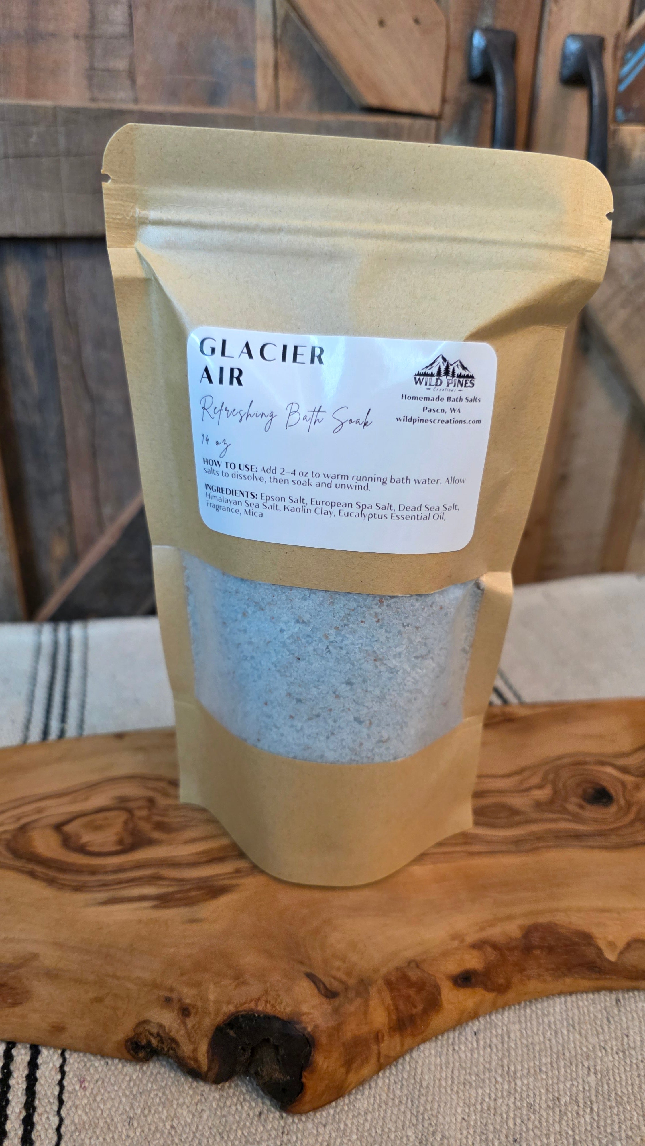Glacier Air Bath Salts - 14 oz