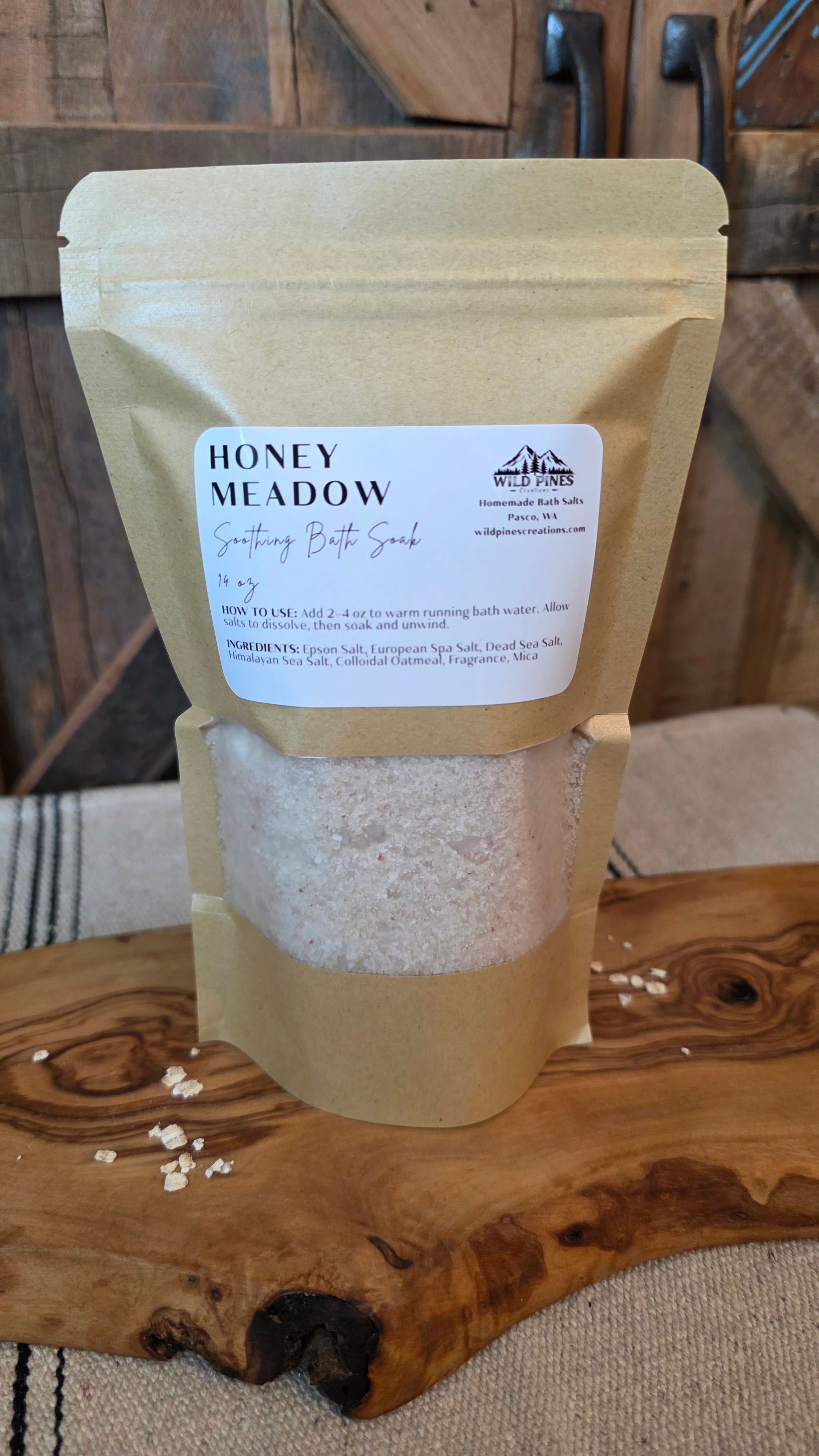 Honey Meadow Bath Salts - 14 oz