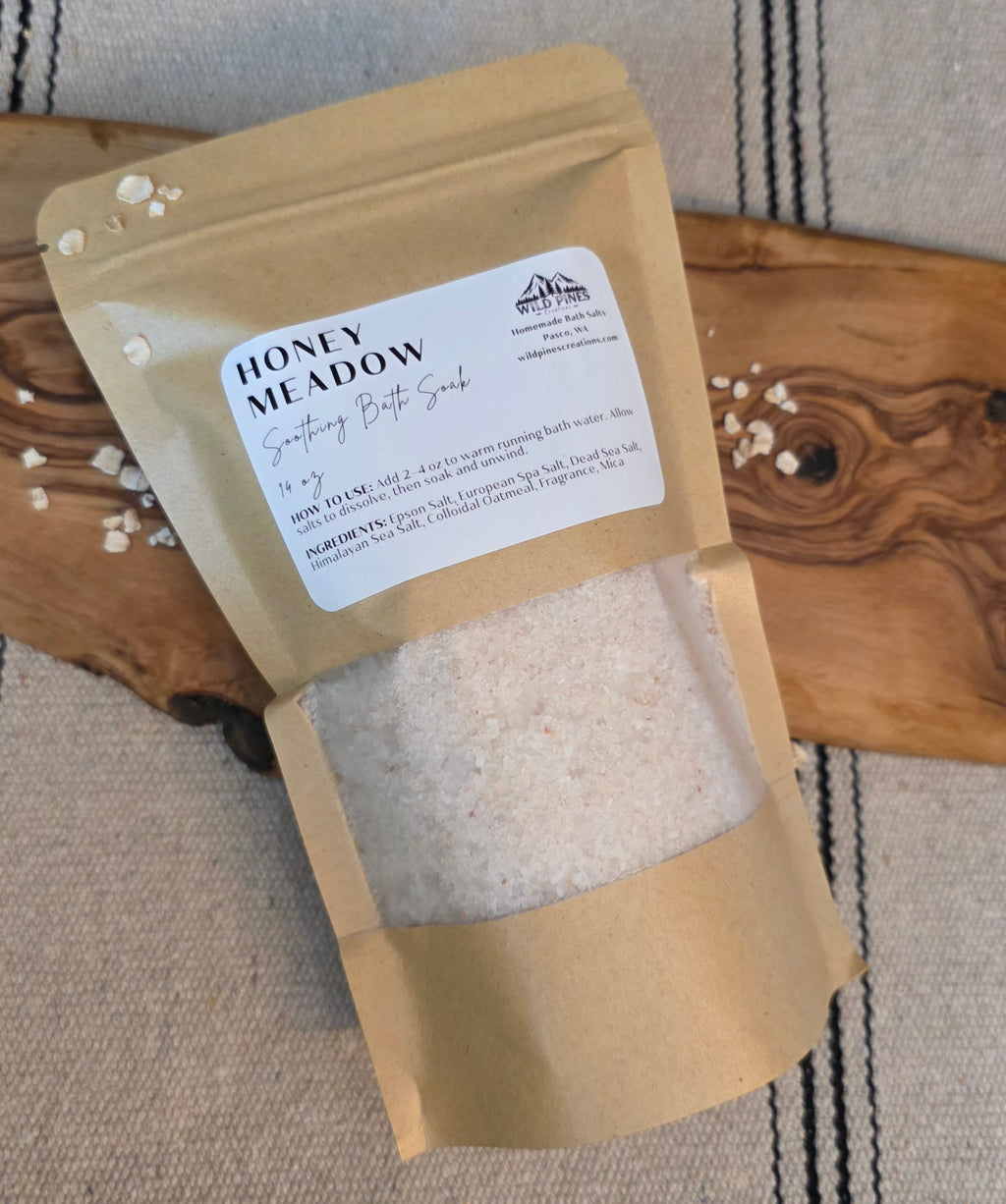 Honey Meadow Bath Salts - 14 oz