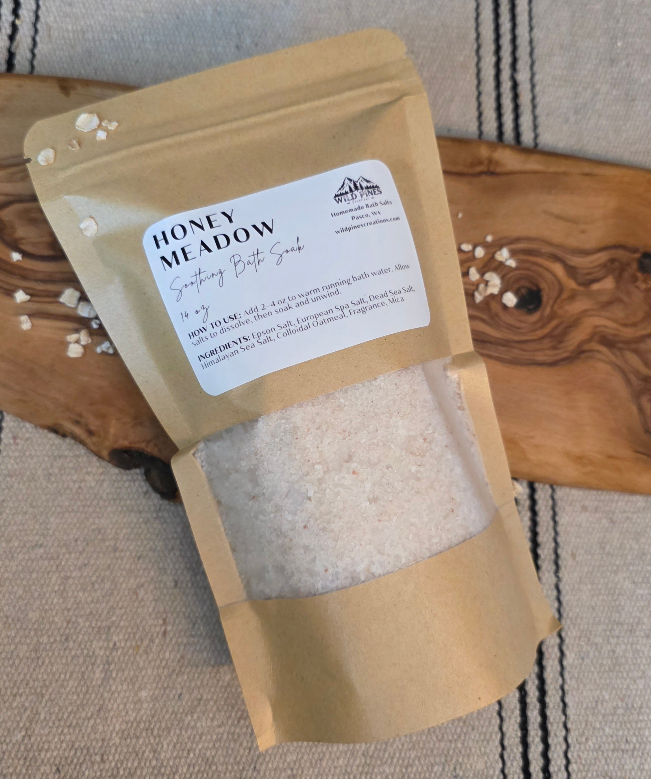 Honey Meadow Bath Salts - 14 oz