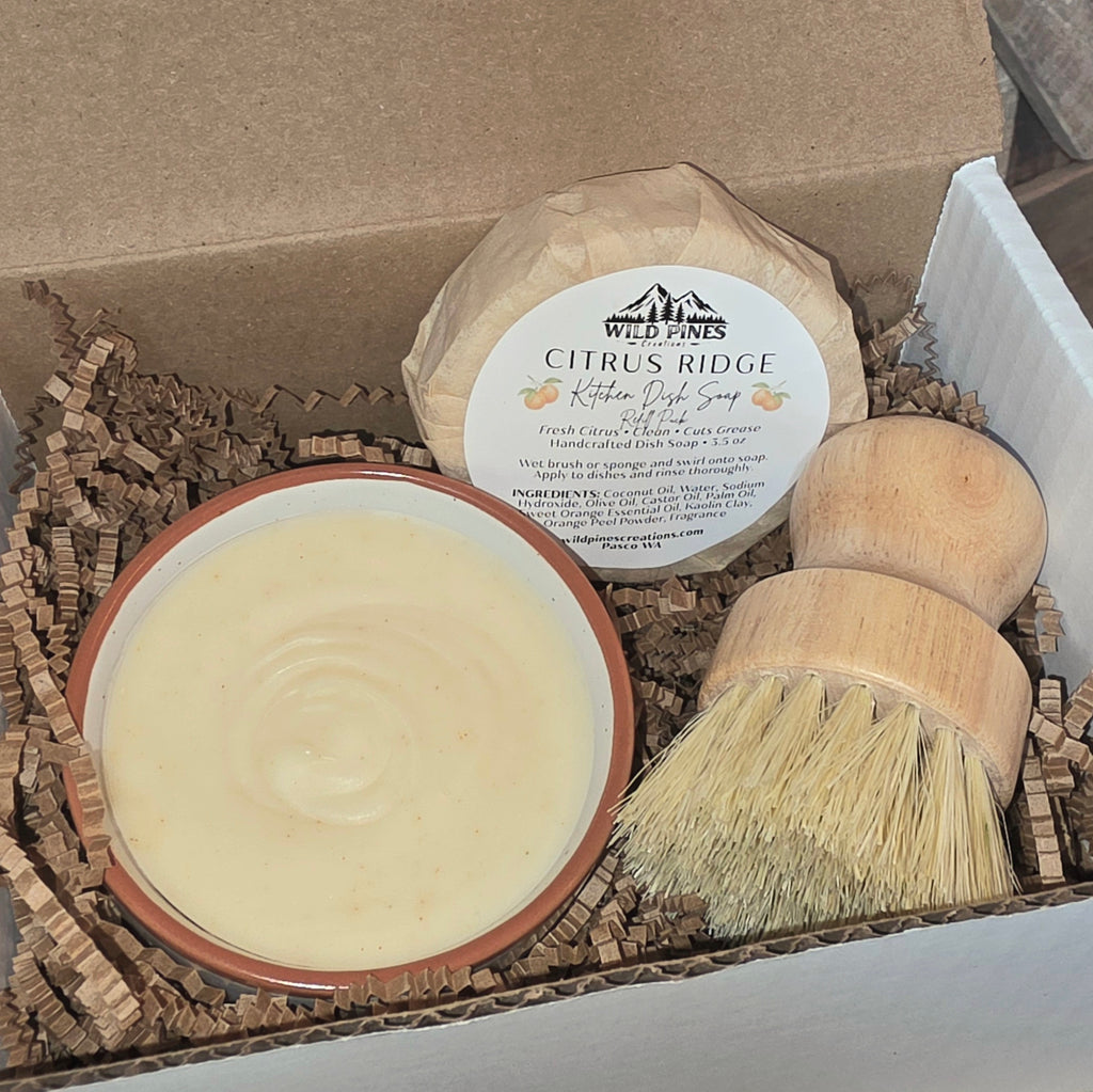 Kitchen Dish Soap Set + Refill