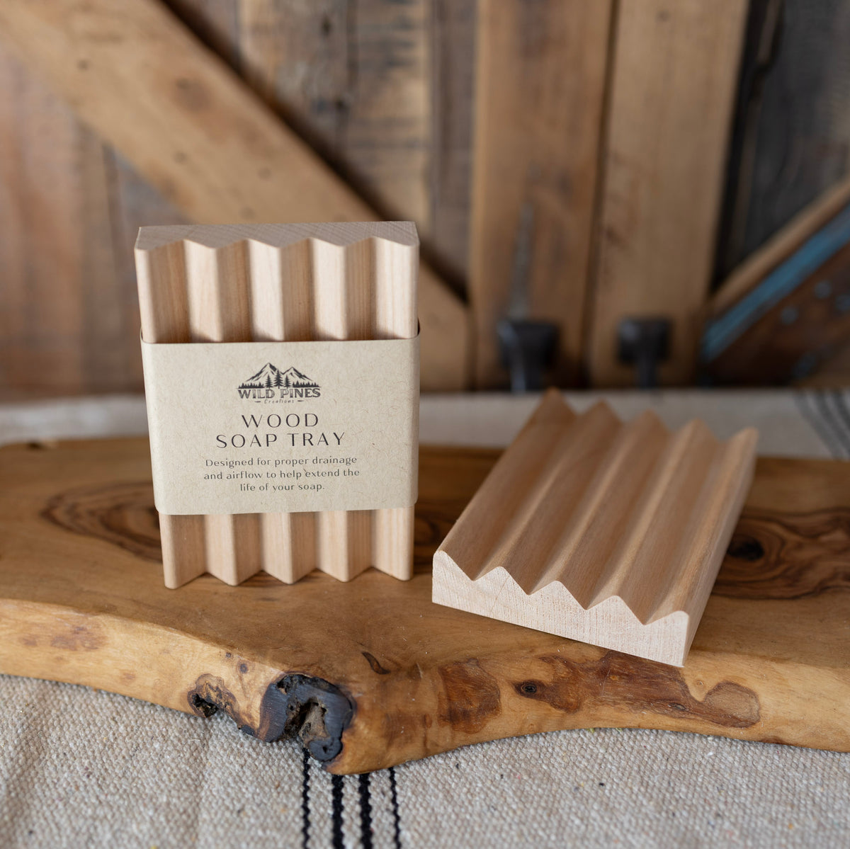 Wood Soap Tray