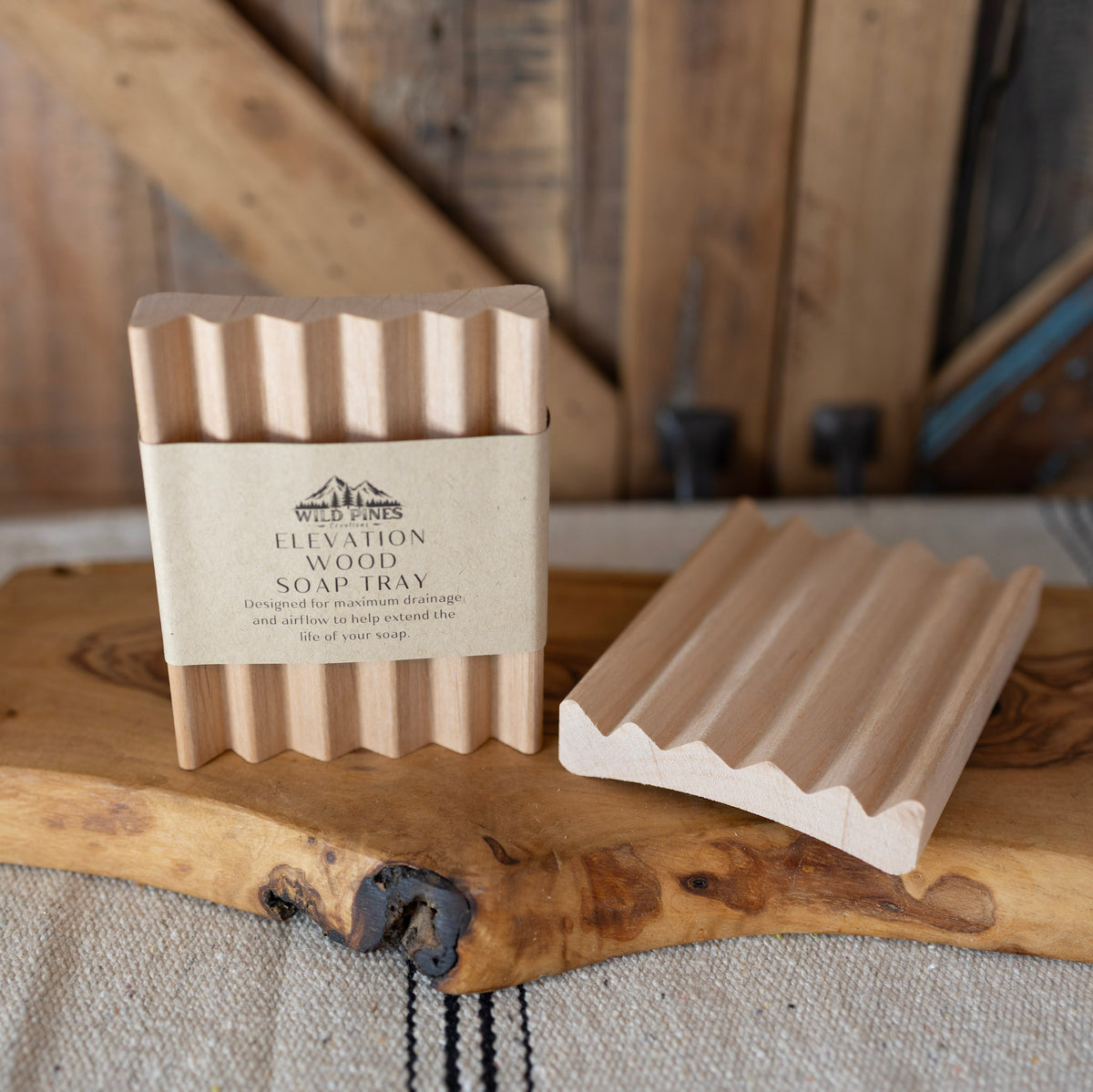 Elevation Wood Soap Tray
