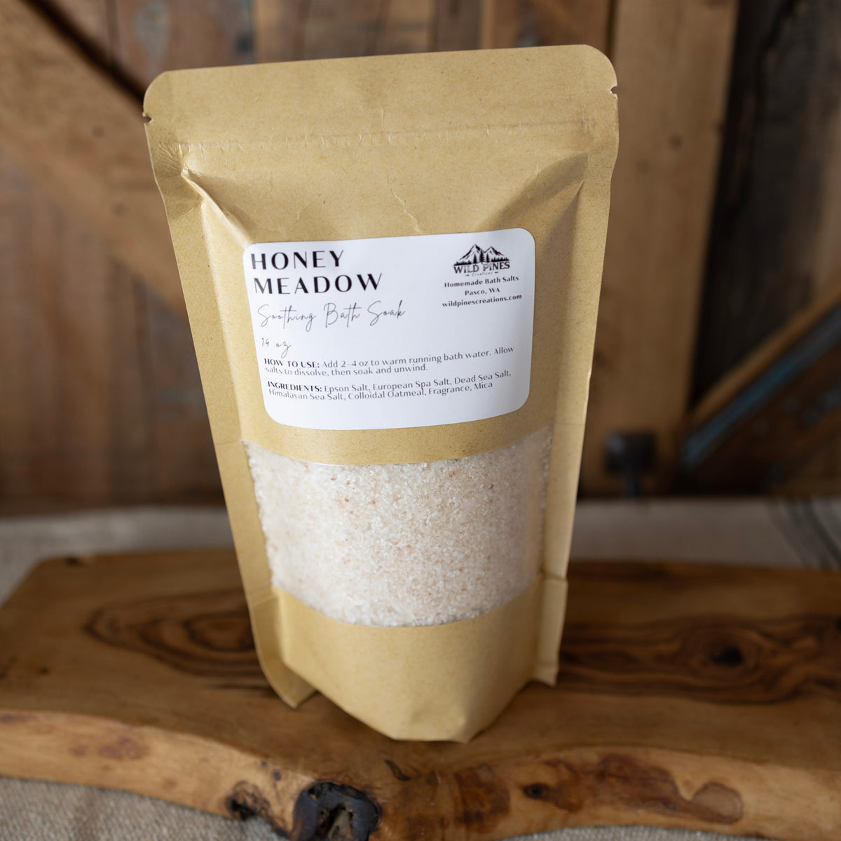 Honey Meadow Bath Salts - 14 oz