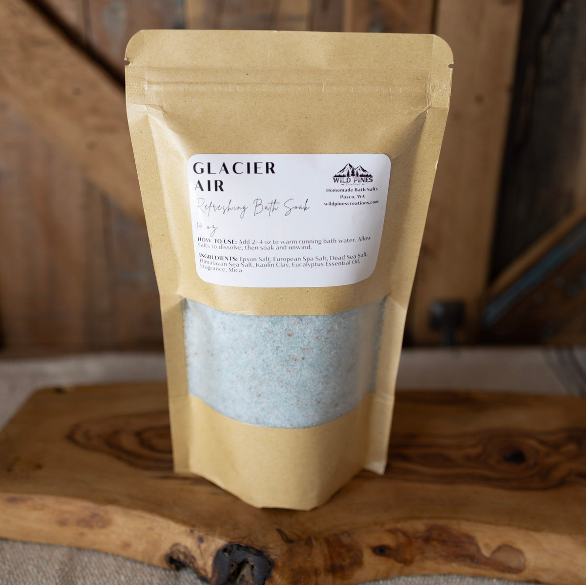Glacier Air Bath Salts - 14 oz